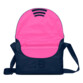 Sac bandoulière pour PC portable 13,3" LA garde robe - Rose/Bleu marine
