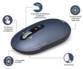 Souris sans fil rechargeable bluetooth Pure Mac 3200 dpi - Bleu foncé