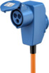 Câble adaptateur CEE 1,5 m avec prise secteur orange