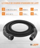 Câble de recharge Type 2 11 kW 20 A 5 m