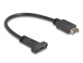 Câble USB 10 Gbps Type-E vers USB-C femelle 25 cm