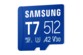 Carte mémoire Samsung T7 microSDXC 512 Go UHS-I U3 V30 A2
