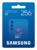 Carte MicroSD Samsung T7 UHS-I U3 V30 A2 - 256 Go