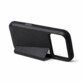 Coque en cuir avec porte-cartes pour iPhone 18 Pro - Noire