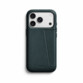 Coque en cuir avec porte-cartes pour iPhone 18 Pro - Vert profond