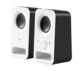 Enceintes PC 2.0 blanches 3 W RMS