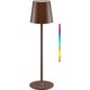 Lampe de table sur pied LED sans fil RVBB - Cuivre / 38 cm