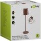 Lampe de table sur pied LED sans fil RVBB - Cuivre / 38 cm