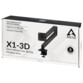 Support de bureau pour écran jusqu’à 43" X1-3D avec bras à ressort à gaz