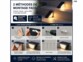 2 lampes LED solaires pour l'extérieur IP44