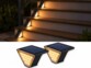2 lampes LED solaires pour l'extérieur IP44