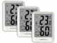 3 thermomètres hygromètres numériques