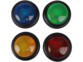 4 buzzers colorés sonores et lumineux