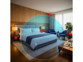 vue d'une chambre avec simulation détection caméras espion