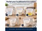 Balance de cuisine numérique avec pichet doseur