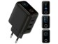 Chargeur secteur GaN USB-A / 2 x USB-C 65 W avec écran