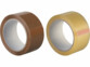 2 rouleaux adhésif : 1 transparent et 1 brun