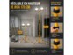 Double projecteur de chantier télescopique LED 9000 lm
