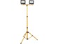 Double projecteur de chantier télescopique LED 9000 lm