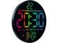 Horloge murale numérique télécommandée Ø 25,6 cm