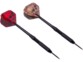 Jeu de fléchettes Ø 45 cm avec cible et 6 fléchettes avec pointes acier