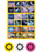 3 disques de projection avec 24 images de licornes