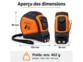 Mètre ruban 10 m avec tête magnétique