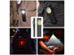 Mini lampe de travail et de poche magnétique mise en situation dans différents environnements