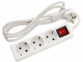 Multiprise 3 prises avec interrupteur et fiche plate