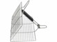 Panier à grillades en acier inoxydable vu de coté 