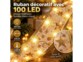 Ruban de Noël LED 10 m - coloris or