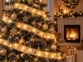Ruban de Noël LED 10 m - coloris or