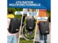 Sacoche vélo étanche 25 L pour porte-bagages et sac mis en siutation avec 3 fonctions