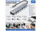 Station d'accueil USB-C 7 ports avec HDMI / USB-C / USB-A / SD