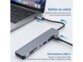 Station d'accueil USB-C 7 ports avec HDMI / USB-C / USB-A / SD