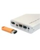 Boitier Pour Dd Ide 2.5'' - 'Crypto'  Sortie Firewire+USB2