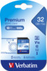 Carte SDHC U1 Premium - 32 Go Verbatim.