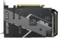 Asus GeForce RTX vue de derrière avec support en acier inoxydable et soudures de composants électroniques visibles