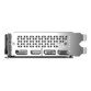 Plaque métallique avec panneau de branchment dont 3 ports DisplayPort 1.4a et 1 port HDMI 2.1