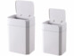 2 poubelles salle de bain avec capteur de mouvement 12 L / 16 L