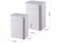 2 poubelles avec capteur de mouvement 12 L / 16 L