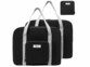 Pack de 2 sacs à main pliables 23 L coloris noir de la marque Xcase