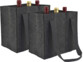 2 Sacs de transport en feutre anthracite
