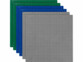 6 plaques pour briques de construction 25 x 25 cm vue de face 