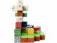 Blocs de construction magnétiques design pixels - 108 pièces