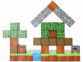 blocs de construction magnétiques motif pixels