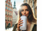 tasse isotherme double paroi 600 ml - blanc
