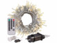 Guirlande 200 LED blanc chaud télécommandée – 20 m