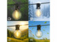 Guirlande lumineuse télécommandée 43 ampoules LED G40 / 30 m