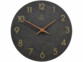 Horloge murale en bois Ø 30 cm avec mécanisme silencieux vue de face